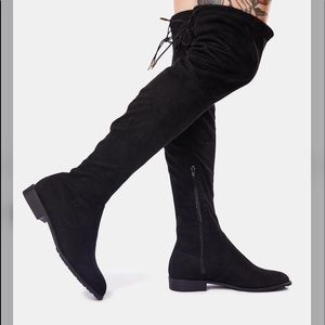 YOKI Black Knee High Boots!!